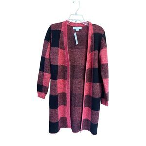 Monteau Open Cardigan Sweater Sz S  NWT